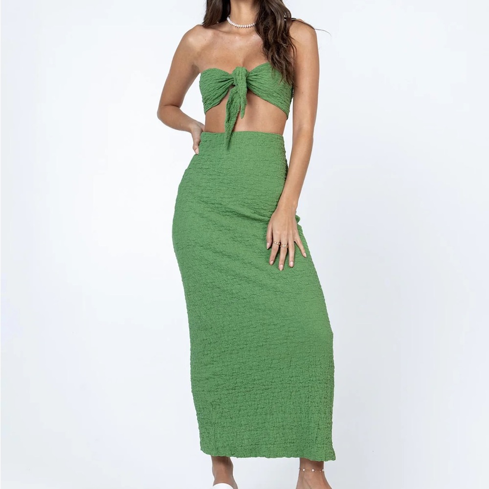 NWOT Princess Polly Matilda Maxi Set Green💌